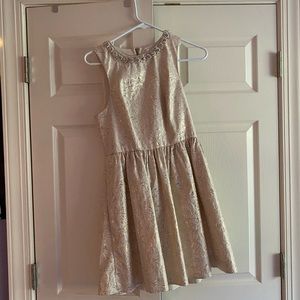 Urban outfitters gold design cocktail dress.